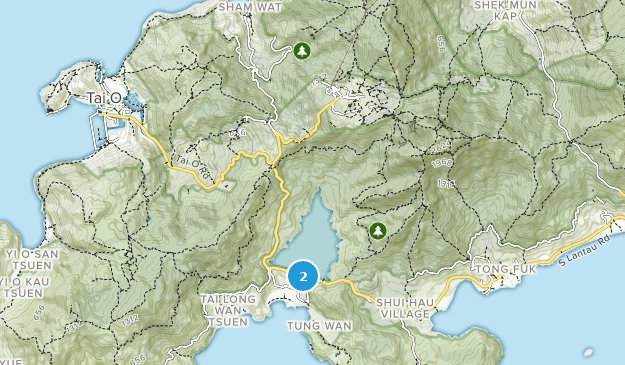 Lantau, Islands Map