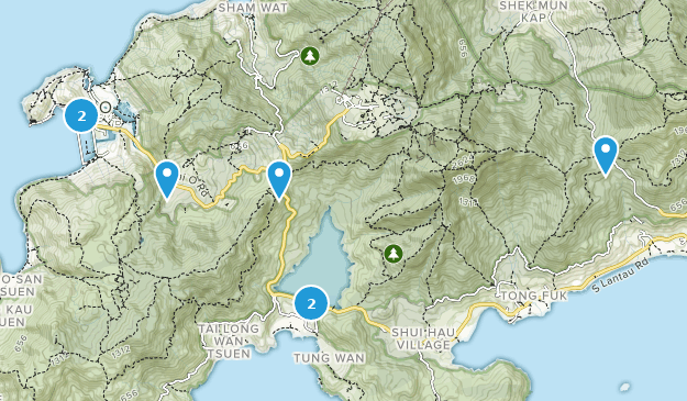 Lantau, Islands Map