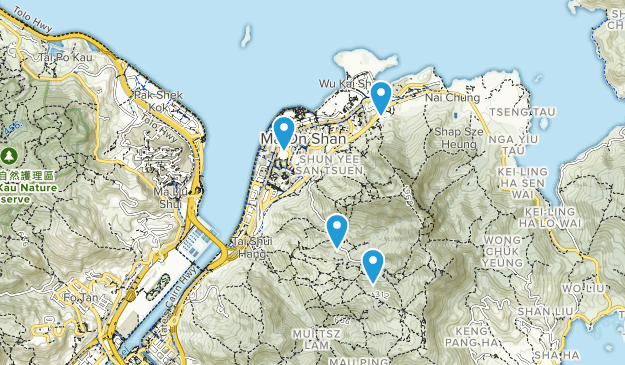 Tai Shui Hang, Sha Tin Map