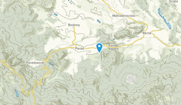 Parád, Heves Map