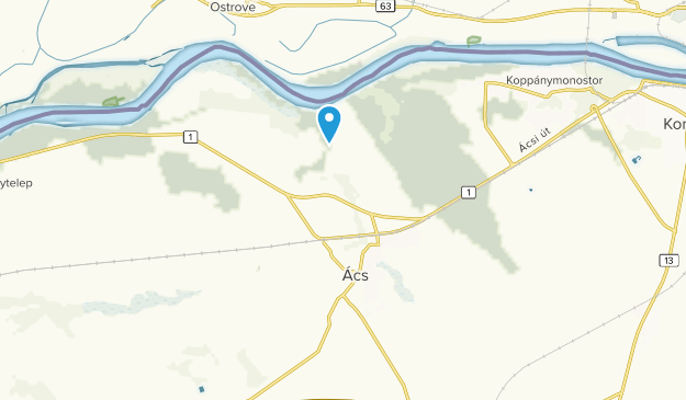 Ács, Komárom-Esztergom Map