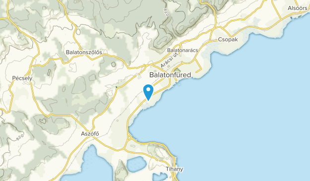 Balatonfüred, Veszprém Map