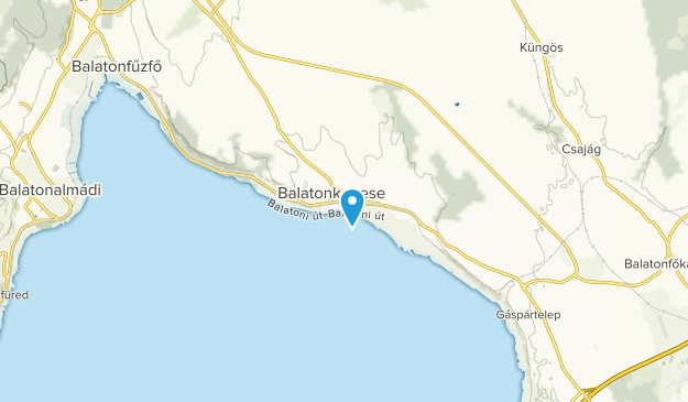 Balatonkenese, Veszprém Map