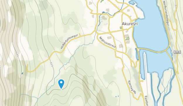 Akureyri, Norðurland Eystra Map