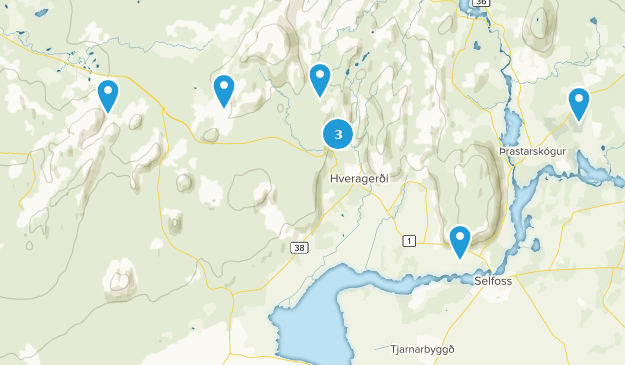 Ölfus, Southern Map