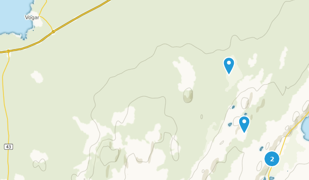 Vogar, Southern Peninsula Map