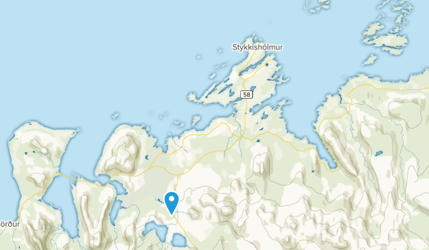 Stykkishólmur, Vesturland Map