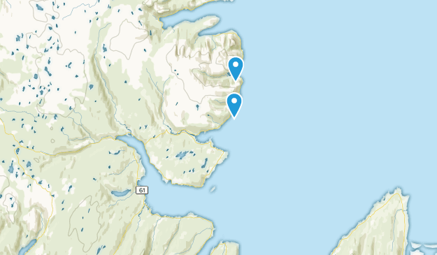 Kaldrananeshreppur, Vestfirðir Map