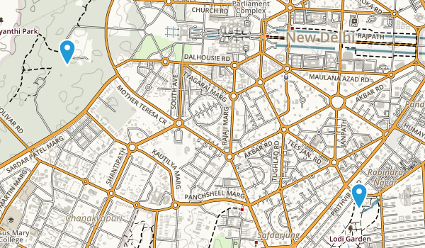 Northern Railway Colony, Delhi Map