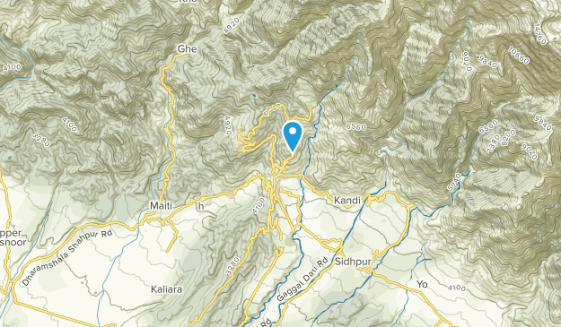 Dharamsala, Himachal Pradesh Map
