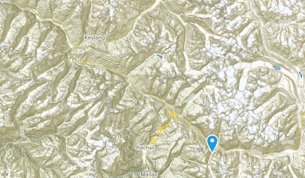 Kyelang, Himachal Pradesh Map