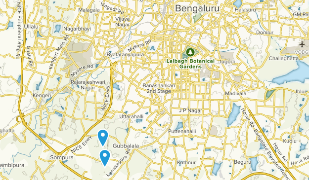 Bangalore, Karnataka Map