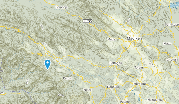Madikeri, Karnataka Map