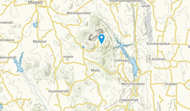 Magadi, Karnataka Map