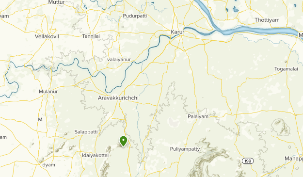 Karur, Tamil Nadu Map