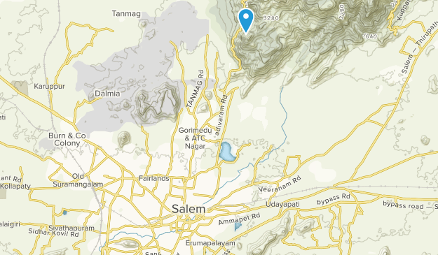 Salem, Tamil Nadu Map