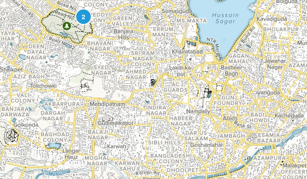 Hyderabad, Telingana Map