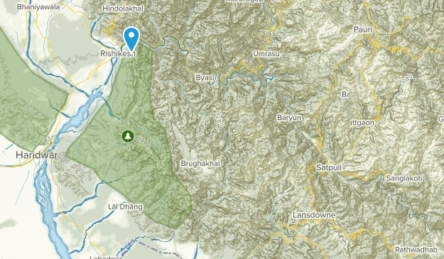 Lansdowne, Uttarakhand Map