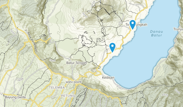Bangli, Bali Map
