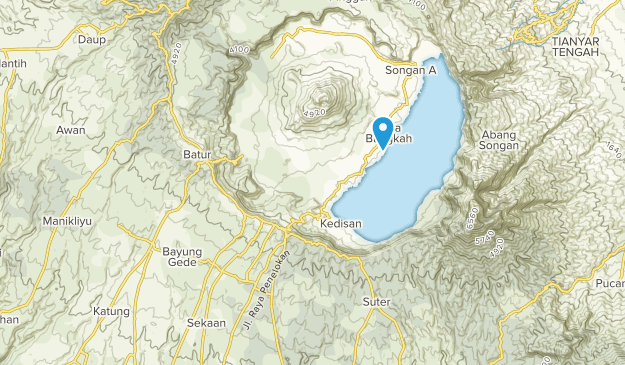 Bangli, Bali Map
