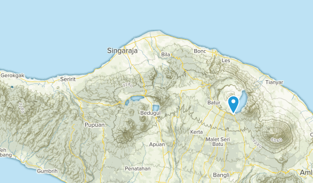 Banjar Jati, Bali Map