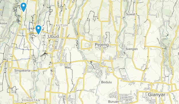 Gianyar, Bali Map