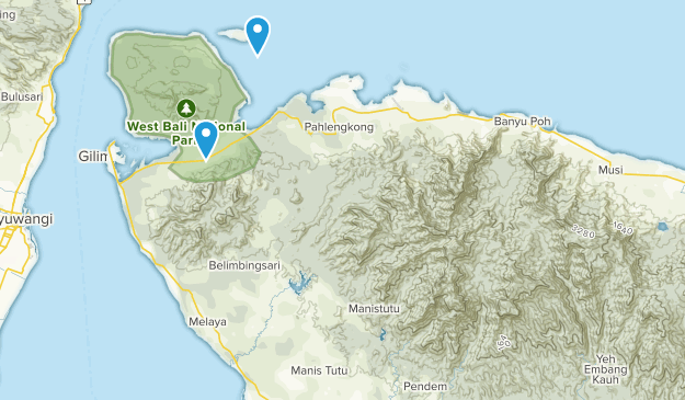 Jembrana, Bali Map