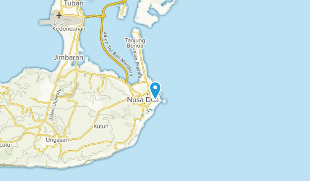 Nusa Dua, Bali Map