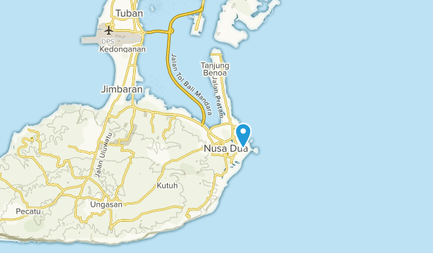 Nusa Dua, Bali Map