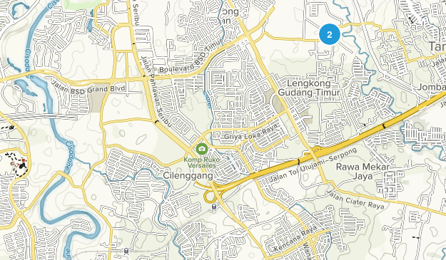 Serpong, Banten Map