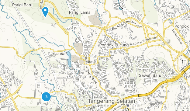 Tangerang del Sur, Banten Map