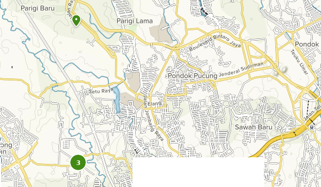 Tangerang Selatan, Banten Map