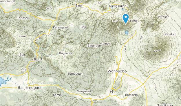 Banjarnegara, Java Central Map