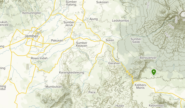 Jember, East Java Map