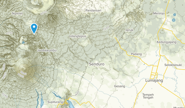 Lumajang, Java Oriental Map