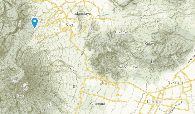 CIANJUR, Jawa Barat Map