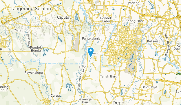 Cinere, Jawa Barat Map