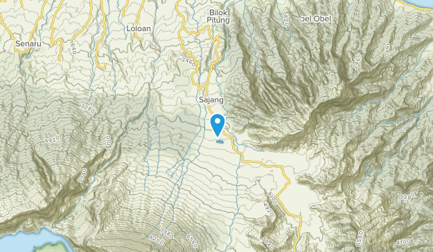 Bawaknao Daya, Lombok Map