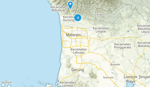 Lombok Occidental, Sumbawa Map