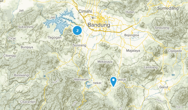 Bandung, Java Occidental Map
