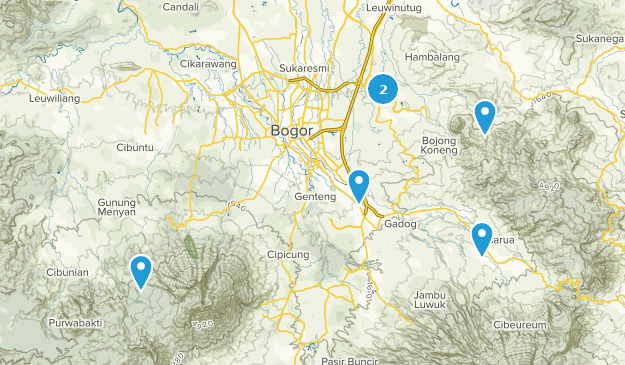 Bogor, West Java Map