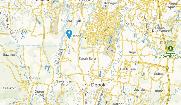 Depok, Java Occidental Map