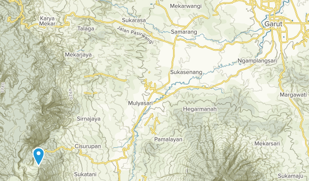 Garut, Java Occidental Map