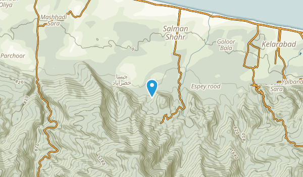 Jīsā-ye Pā’īn, Mazandaran Map