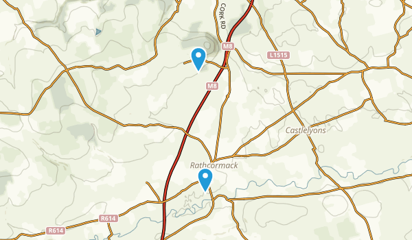 Rathcormack, Cork County Map