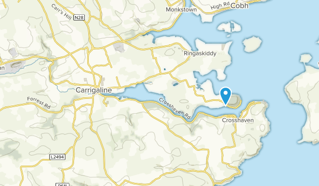 Carrigaline, County Cork Map