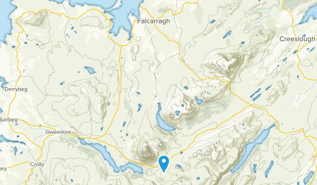 Falcarragh, Condado de Donegal Map