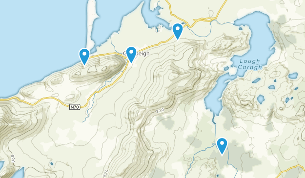 Glenbeigh, County Donegal Map