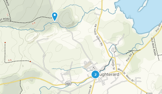 Oughterard, Comté de Galway Map