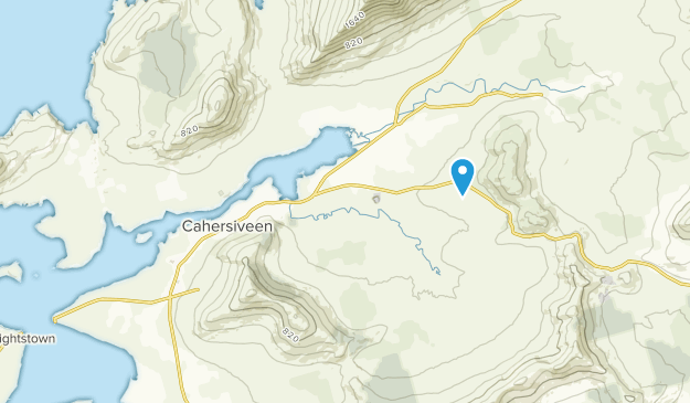 Cahersiveen, comté de Kerry Map